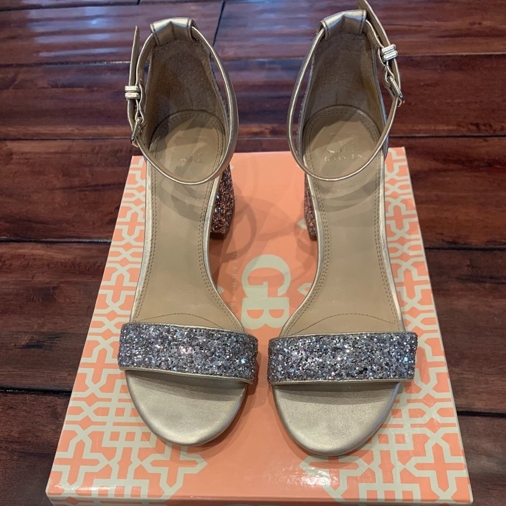 Gianni Binni Super Sparkly Block Heels